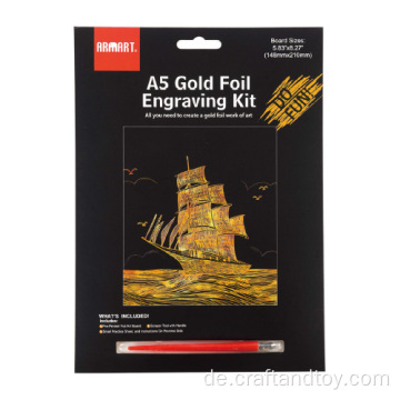 Armart Gold Folie Gravur Kit A5